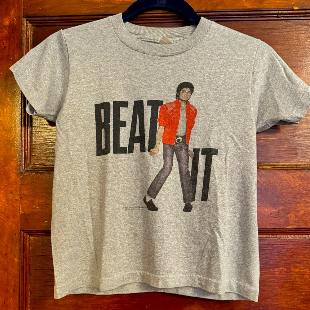 RARE 1984 Michael Jackson Beat It Shirt / Size XS